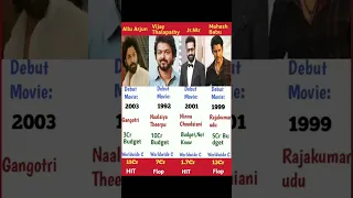 Allu Arjun vs Vijay Thalapati vs Jr . NTR vs Mahesh Babu Movie Comparison -#shorts #youtubeshorts
