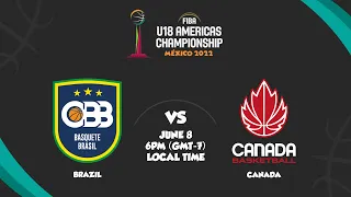 Brazil v Canada | Full Basketball Game | FIBA U18 Americas Championship 2022