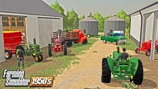 VISITING A WEALTHY 1950's FARMER (50's ROLEPLAY) FARMING SIMULATOR 19