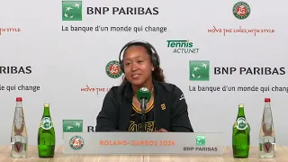 Tennis - Roland-Garros 2024 - Naomi Osaka : "Iga Swiatek in the next round, a test to see where I'm"