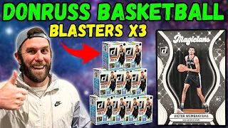 I CAN'T STOP PULLING WEMBY! 2023-24 Panini Donruss Basketball Blaster Box Review