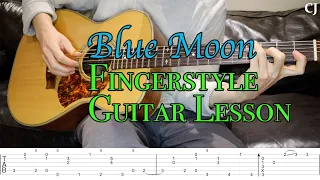 Blue Moon - Tommy Emmanuel (With Tab) | Watch and Learn Fingerstyle Guitar Lesson