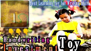 Improve Writing Skill With Wooden Board / Hanwriting Investment Toy   Review / #shorts