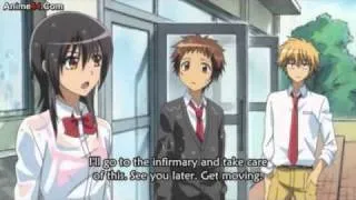 Kaichou wa Maid Sama! Usui and Hinata go "Ruff!"