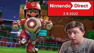 Mario Strikers & More Mario Kart! NIntendo Direct 2/9/22 Reaction