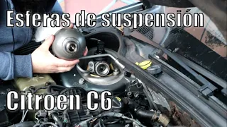 Montar suspension y esferas de la citroen C6 2.7 HDI UHZ C5 Peugeot 607