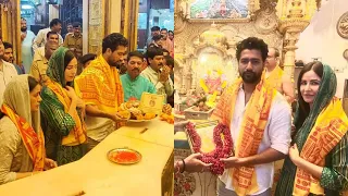 अपनी सासु माँ और पति Vicky Kaushal के साथ Siddhivinayak Temple में दिखी Katrina Kaif