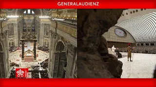 Generalaudienz 16. März 2022 Papst Franziskus