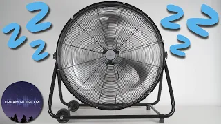 Sleep fast 😴 with a GIANT wind machine fan sound! - Black Screen