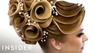 Hairstylist Does Unbelievable Designs With Hair