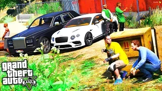 РЕАЛЬНАЯ ЖИЗНЬ В GTA 5 - УКРАЛИ ROLLS ROYCE И BENTLEY CONTINENTAL У БАНДИТОВ! ПЕРЕСТРЕЛКА! ⚡ГАРВИН