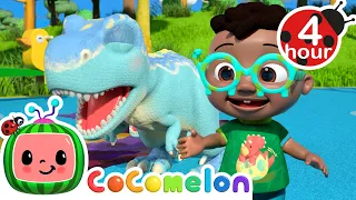 Counting 10 Little Dinos + 4 Hours | CoComelon - Cody's Playtime | Songs for Kids & Nursery Rhymes