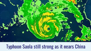 Typhoon Saola still strong as it nears China, Hong Kong - September 1, 2023