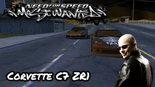 Corvette C7 ZR1 VS Corvette C6 [NFS Most Wanted Gameplay Race]