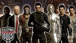SLEEPING DOGS : HOW TO GET ALL LEGENDARY OUTFITS (FREE DLC)