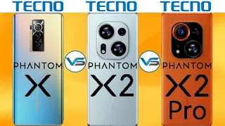 Tecno Phantom X VS Tecno Phantom X2 VS Tecno Phantom X2 Pro | Tecno Phantom X2 Series