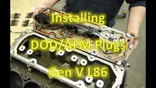 Installing DOD/AFM Delete Plugs 2017 GMC Sierra 6.2 L86 LT Silverado Gen V 5 4wd