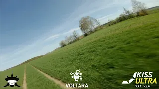 First flights Kiss Ultra V2 powered by Voltara 70A ESC: organic smoothness