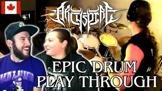 Archspire's Spencer Prewett Drum Playthrough of "LUCID" | REACTION #archspire #reaction #canada