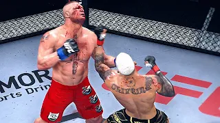 TOP 35 KNOCKOUTS by CHARLES OLIVEIRA 🔴 Best EA Sports Games UFC 4