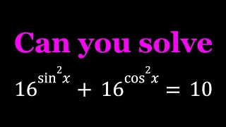 An Exponential Trigonometric Equation