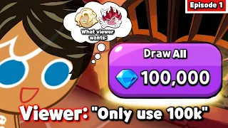 [EP 1] Viewer wants me to use his 100K CRYSTALS! He wants this 2 cookies but then…😳🍀
