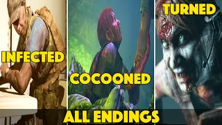 House of Ashes - ALL ENDINGS ( Best Ending, Worst Ending & Secret Ending ) Jason INFECTED!