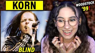 Korn - BLIND - Live at Woodstock 99 | First Time REACTION Singer & Musician Analysis