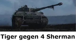 Soldat erklärt Tiger gegen 4 Sherman "Fury - Herz aus Stahl"