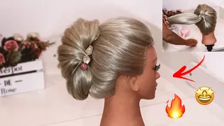 Красивая #ПРИЧЕСКА РАКУШКА за 5 минут. Просто и быстро  Beautyful Hairstyle FRENCH TWIST BUN UPDO