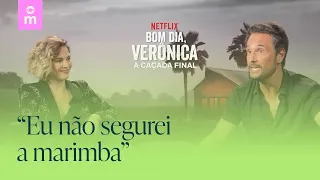 Muita química! Rodrigo Santoro e Tainá Muller abrem bastidores de Bom dia Verônica | Mamilos 123