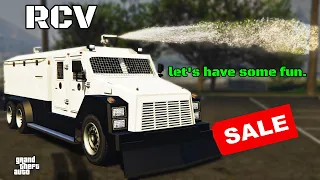 RCV Review & Best Customization | GTA Online | SALE | Armored Riot Control Vehicle Water Cannon CAR