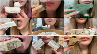 Подборка asmr видео | мел и глина Selection of Asmr videos | chalk and clay #chalk #clay #crunch