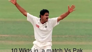 Anil Kumble 10 Wkts World Record