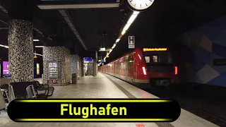 S-Bahn Station Flughafen - Frankfurt 🇩🇪 - Walkthrough 🚶