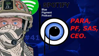 Blue Pigment Podcast #41 Ben Garwood, PARA, PF, SAS, CEO of HR4K, creator of Ground Hammer Comics.
