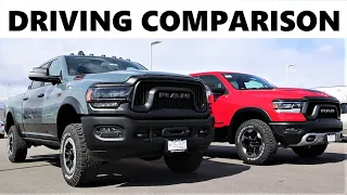 2021 Ram Power Wagon Vs 2021 Ram Rebel: Which Truck Is Better To Drive?