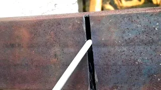 How to welding large gap In A 1 mm profile square pipe / stick welding / tig welding / mig welding