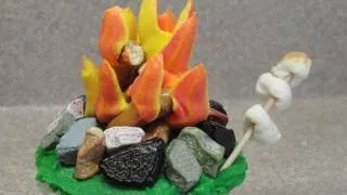 Decorating cupcakes #49:  The Campfire