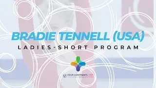 Bradie Tennell (USA) | Ladies Short Program | ISU Four Continents Figure Skating | #4ContsFigure