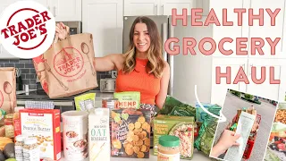 HEALTHY TRADER JOES HAUL | Staples + New Items To Try!