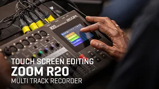 The Zoom R20 Multi Track Recorder - Touch Screen Editing