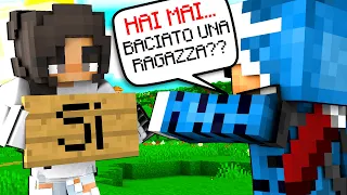 GIOCO AD "HAI MAI" CON LA MIA RAGAZZA SU MINECRAFT - ITA