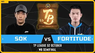 WC3 - [HU] Sok vs Fortitude [HU] - WB Semifinal - TP League S2 Monthly 2