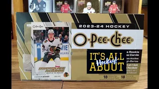 2023-24 O-Pee-Chee (Part 3) Bring on the hits! Something feels different about this box..