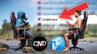 The WORLDS DUMBEST CHEATER in RUST ACCIDENTALLY SHOWS ME his SCRIPTS!