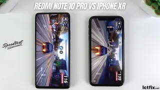 Redmi Note 10 Pro vs iPhone XR | Video test Display, SpeedTest, Comparison