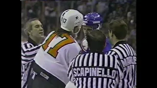 New York Rangers vs Philadelphia Flyers (3-25-1989) "The Flyers Blow Out The Rangers"