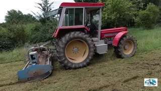 Mulchen mit Schlüter 1250VL ***SOUND PUR*** Bärenstarke Arbeit mit schwerem Mulcher und bestem Sound