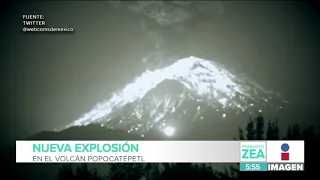 ¡El Popocatépetl está activo! Se registra nueva explosión | Noticias con Francisco Zea